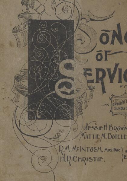 First page of Songs of Service