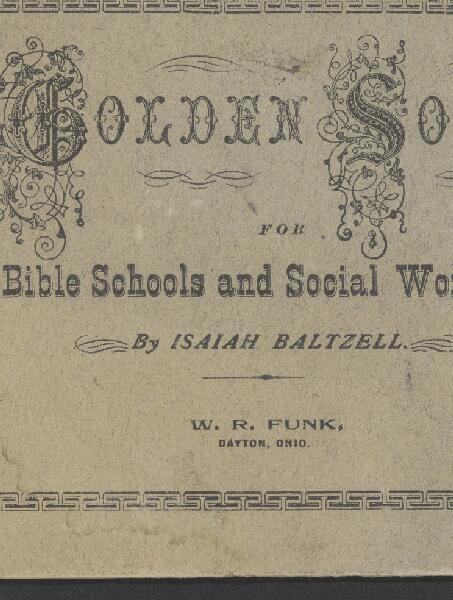 First page of Golden Songs