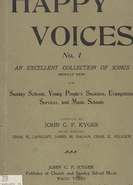 First page of Happy Voices No. I