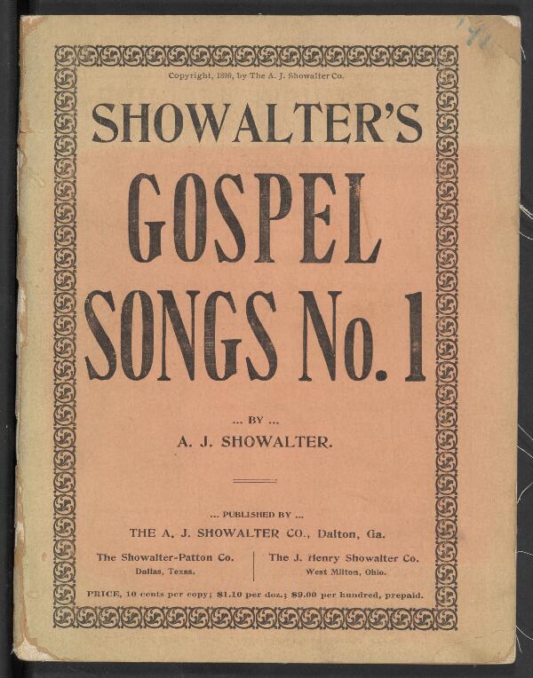 First page of Gospel Songs No. 1