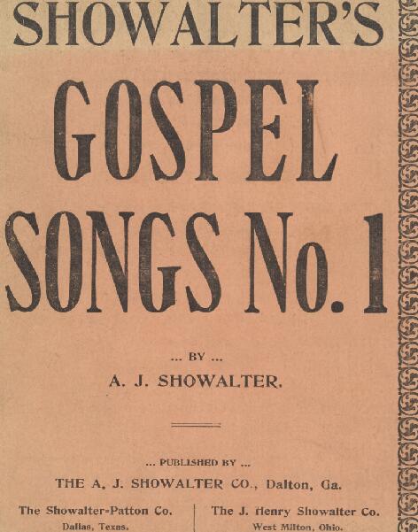 First page of Gospel Songs No. 1