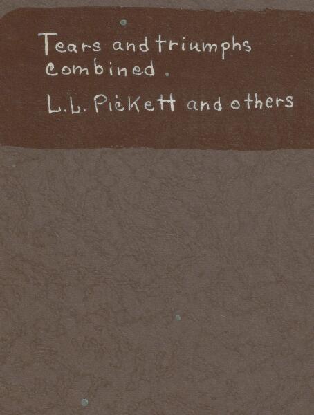 First page of Tears & Triumphs Combined