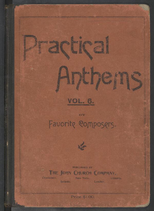 First page of Practical Anthems Vol. 6