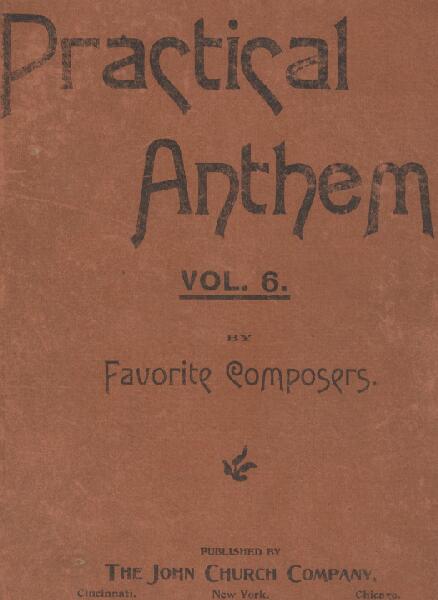 First page of Practical Anthems Vol. 6
