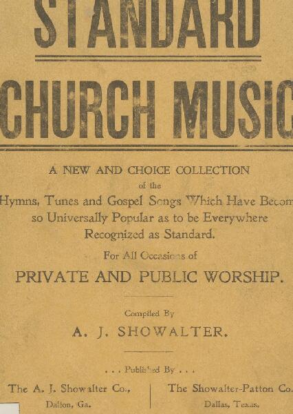 First page of Standard Church Music