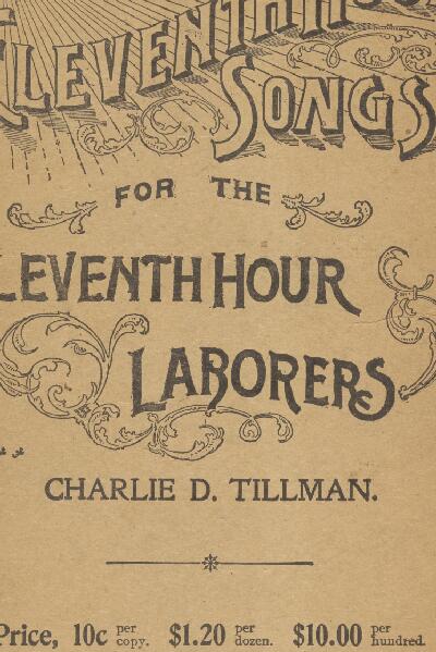 First page of Eleventh Hour Songs