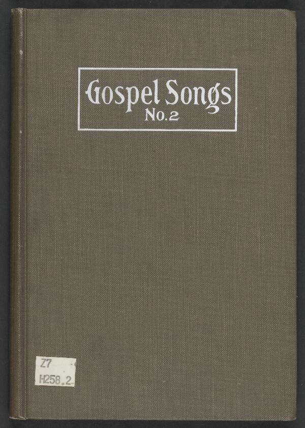 First page of Fillmores' Gospel Songs No. 2