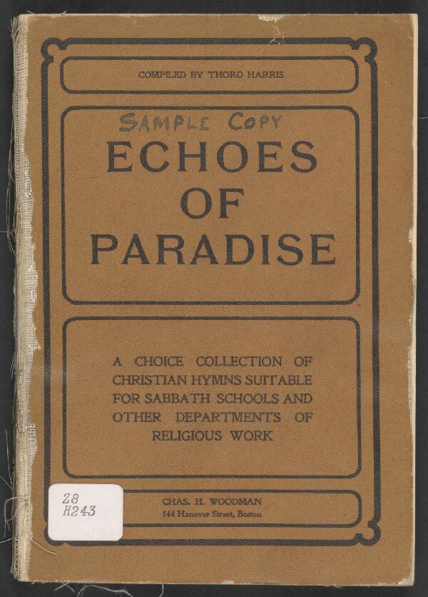 First page of Echoes of Paradise