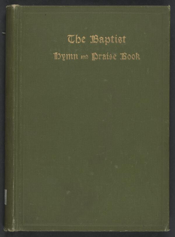 First page of The Baptist Hymn and Praise Book