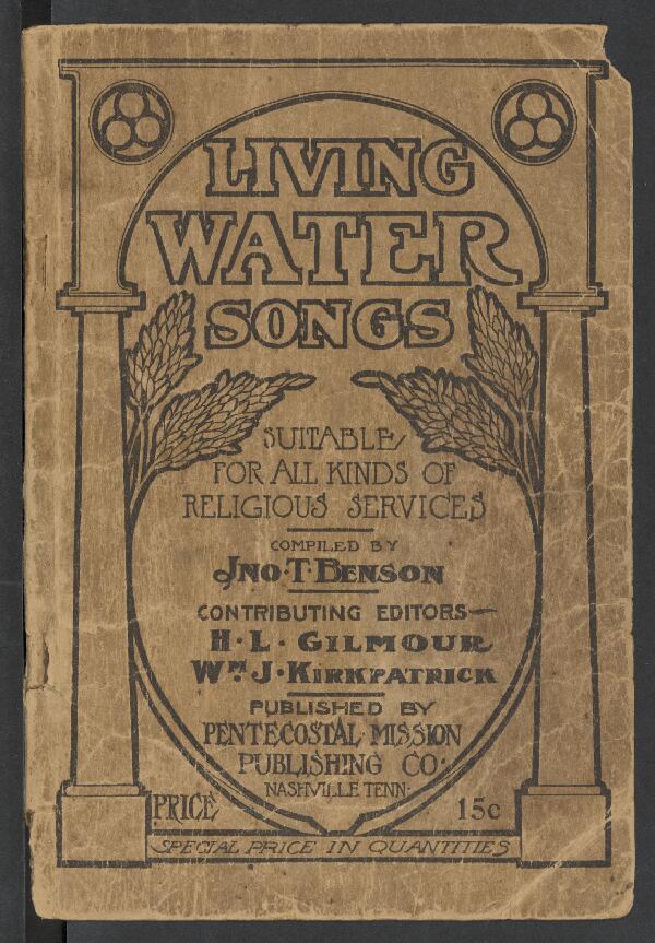 First page of Living Water Songs