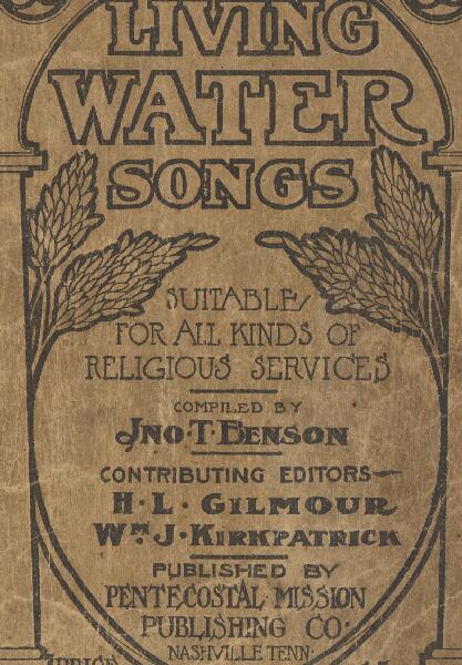 First page of Living Water Songs