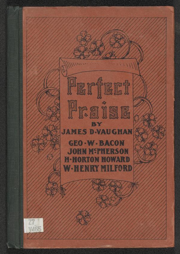 First page of Perfect Praise