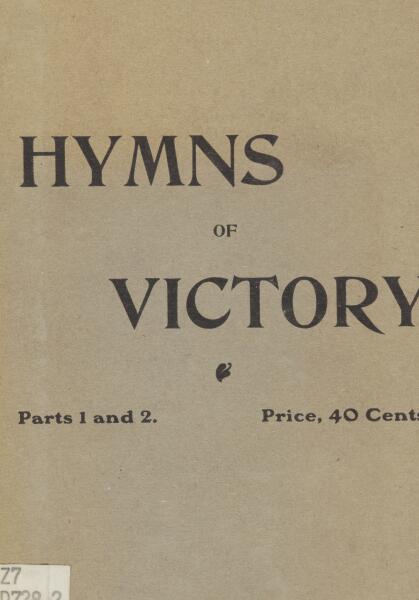 First page of Hymns of Victory