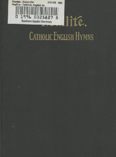 First page of Psallite