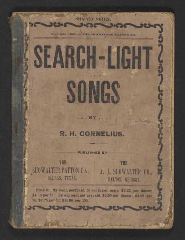 First page of Search-Light Songs