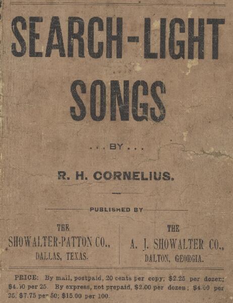 First page of Search-Light Songs
