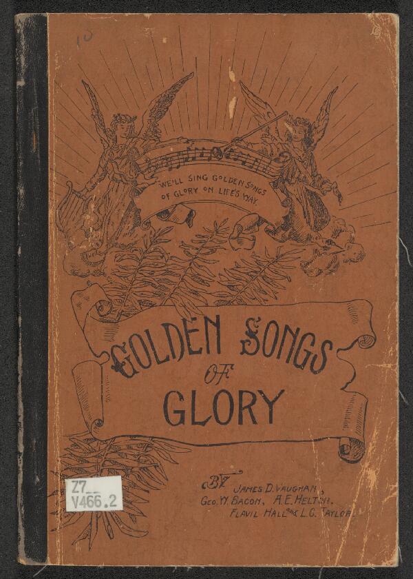 First page of Golden Songs of Glory