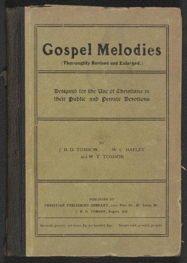 First page of Gospel Melodies