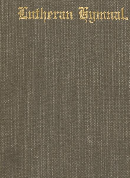 First page of Hymnal for Evangelical Lutheran Missions