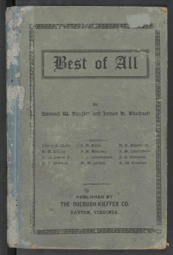First page of Best of All