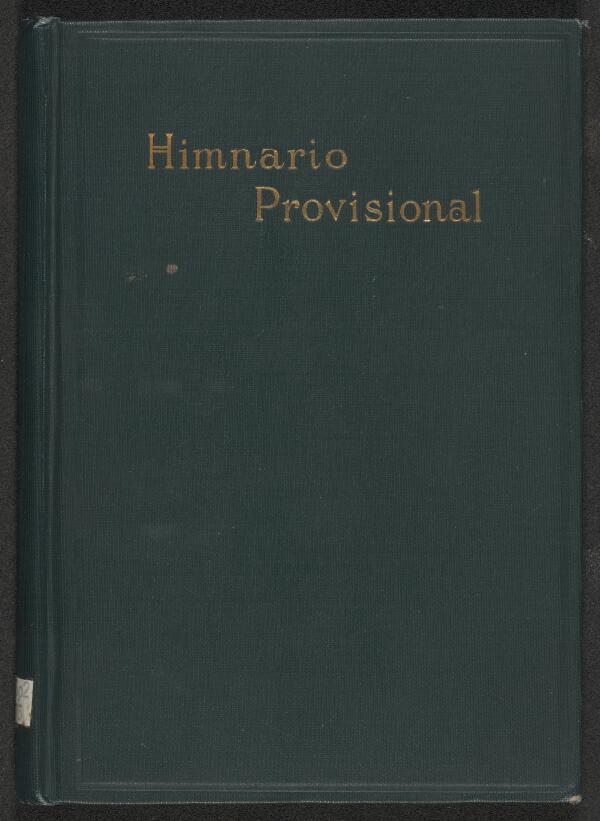 First page of Himnario Provisional