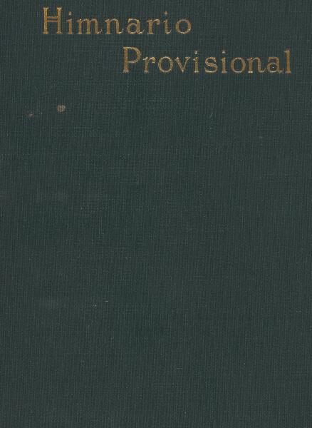 First page of Himnario Provisional