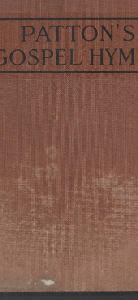 First page of Patton's Gospel Hymns