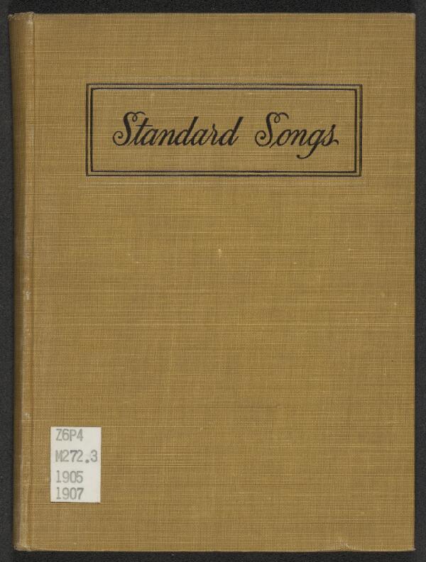 First page of Standard Songs