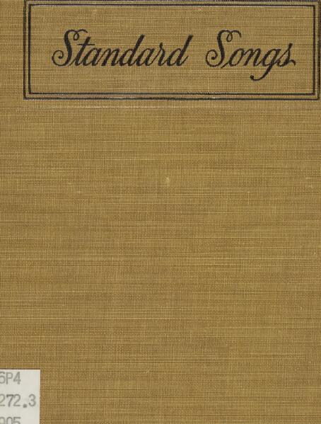 First page of Standard Songs