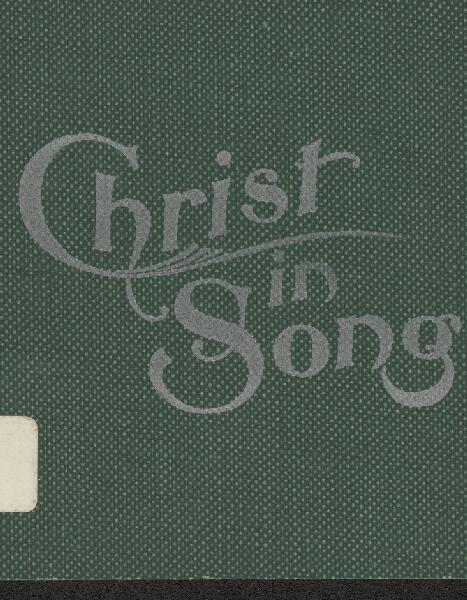 First page of Christ in Song