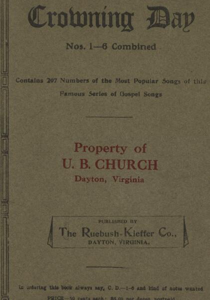 First page of Crowning Day 1–6 Combined