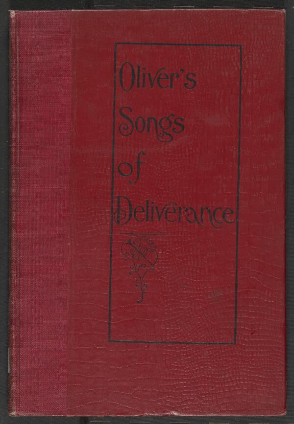 First page of Oliver's "Songs of Deliverance"