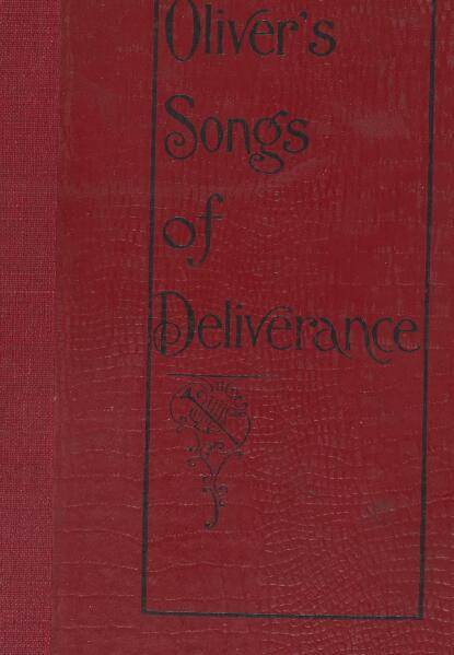 First page of Oliver's "Songs of Deliverance"