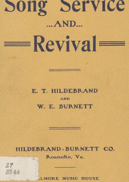 First page of Song Service