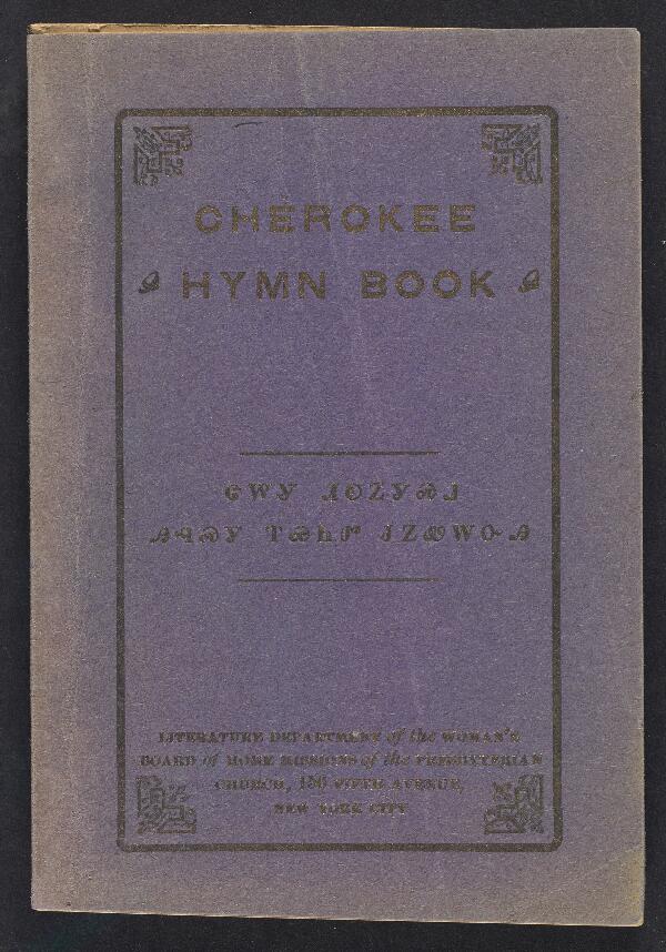 First page of Cherokee Hymns