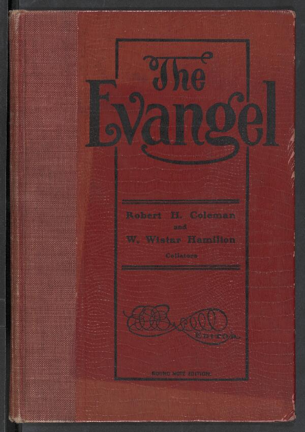 First page of The Evangel