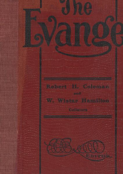 First page of The Evangel