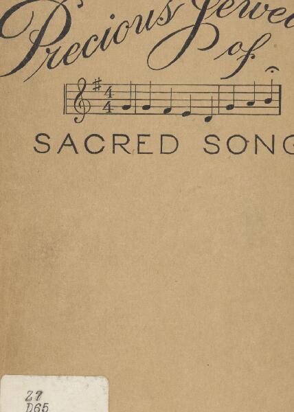 First page of Precious Jewels of Sacred Song