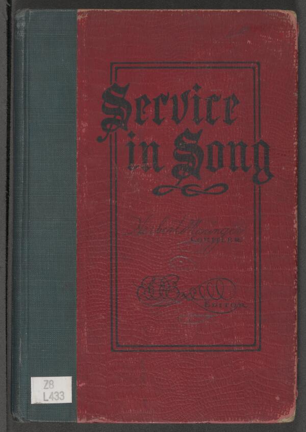 First page of Service in Song