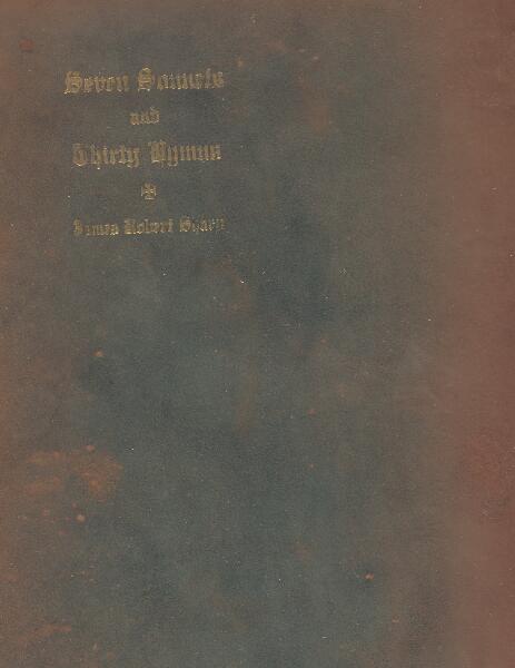 First page of Seven Sonnets