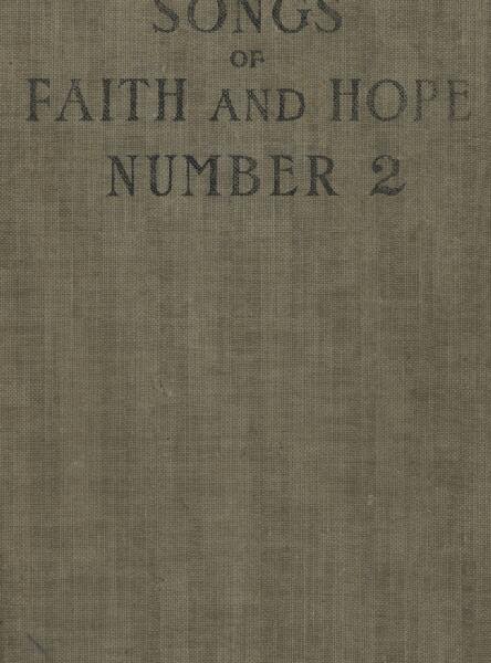 First page of Songs of Faith and Hope, No. 2