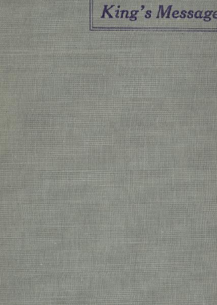 First page of The King's Message