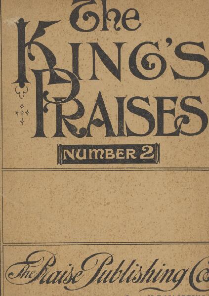 First page of The King's Praises Number 2