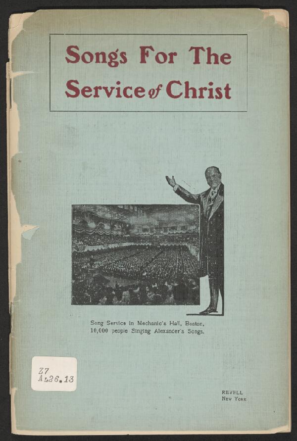 First page of Songs for the Service of Christ