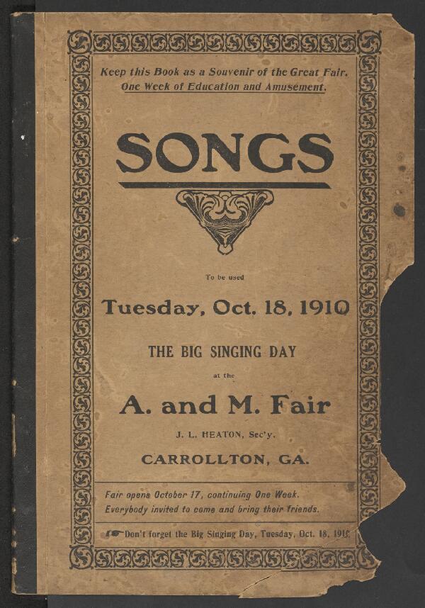First page of Songs