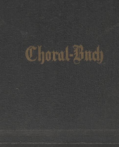 First page of Evang.-Lutherisches Choralbuch für Kirche und Haus