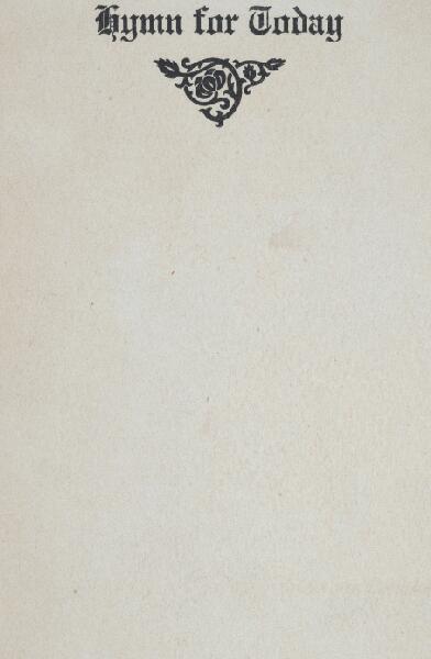 First page of Hymn for Today