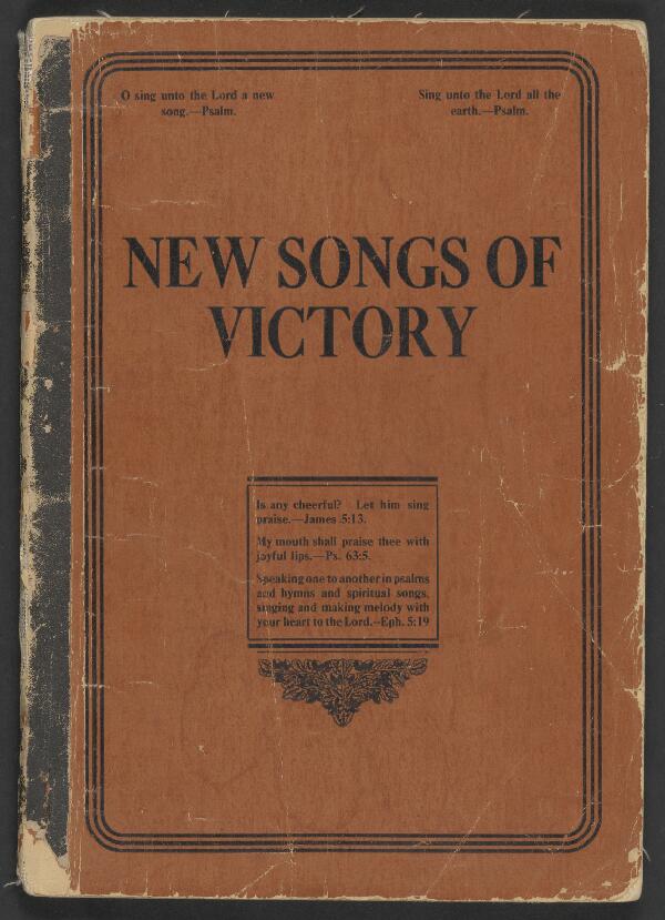 First page of New Songs of Victory