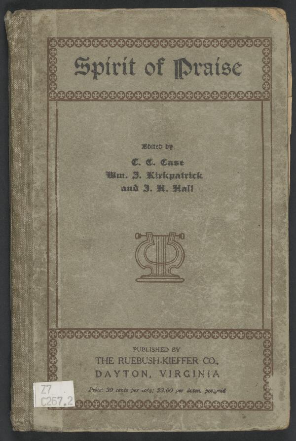 First page of Spirit of Praise