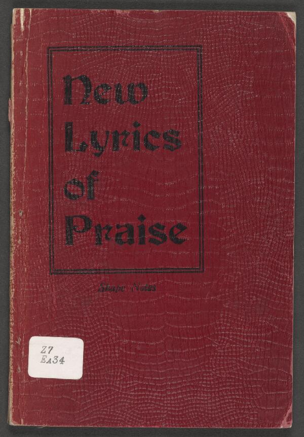 First page of New Lyrics of Praise